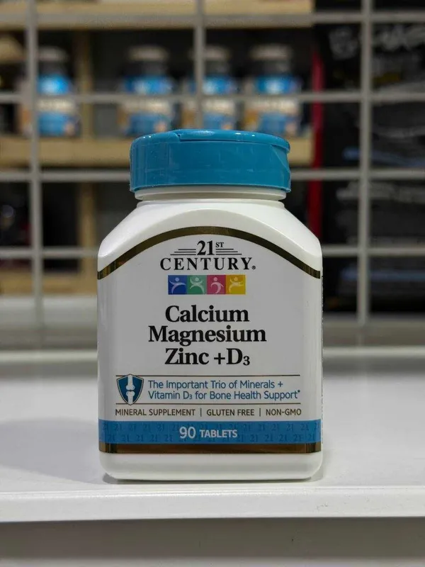 21 Century Calcium Magnesium Zinc D3 90