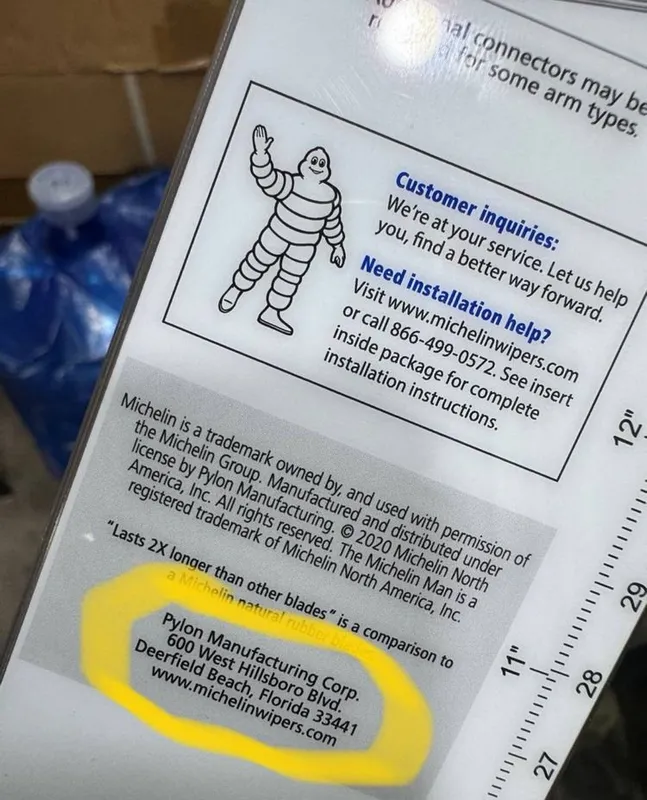 Оригинальные бескаркасные дворники MICHELIN 6