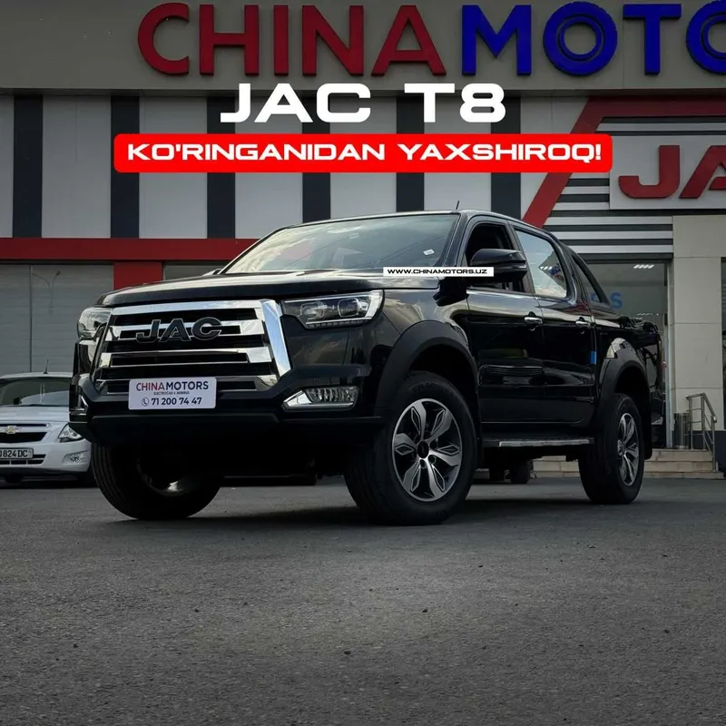 Yana Sotuvda JAC T8 Pick Up 1 Yana Sotuvda JAC T8 Pick Up 1