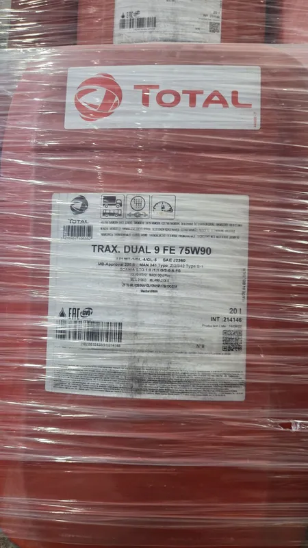 Total TRAX. DUAL 9 FE 75W90 1 Total TRAX. DUAL 9 FE 75W90 1
