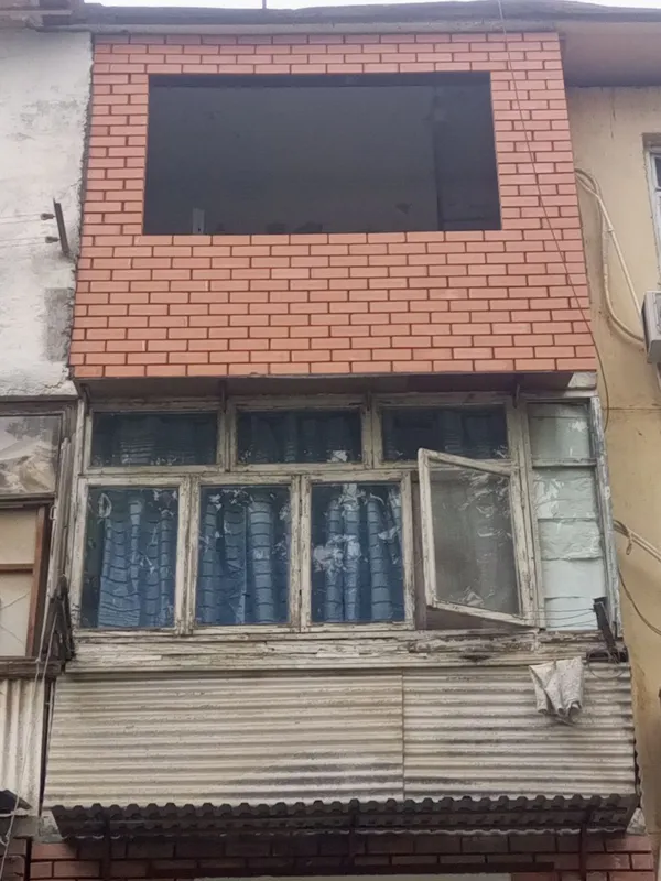 Balkonga g'isht teramiz.Kladka balkon. Керпичная кладка балканов — фото 4