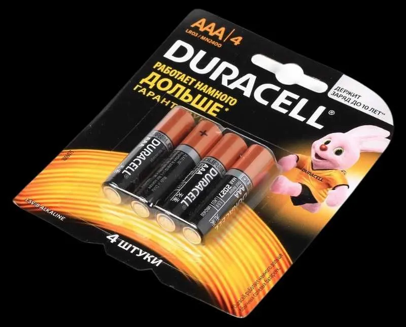 Duracell AAA 4pack batareyka — фото 1