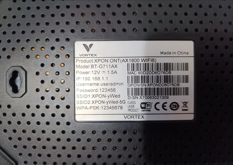 Роутер Wi Fi 6 VORTEX BT-G711AX 3