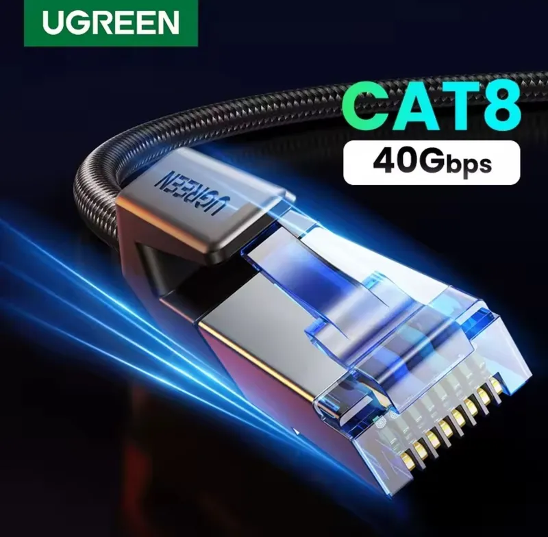 UGREEN CAT8 Ethernet Cable Сетевой кабель 40Гбит/с патч корд