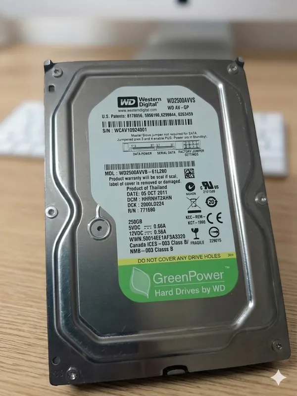 Жесткий диск WD AV-GP 250GB (HDD 3.5")