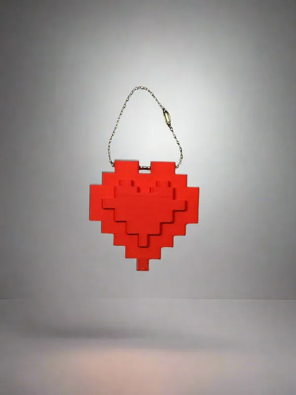 Pixel Heart. Kiyim va sumka uchun moʻljallangan. 1