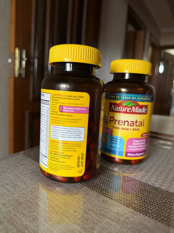 Мультивитамины nature made folic acid+dha — фото 2