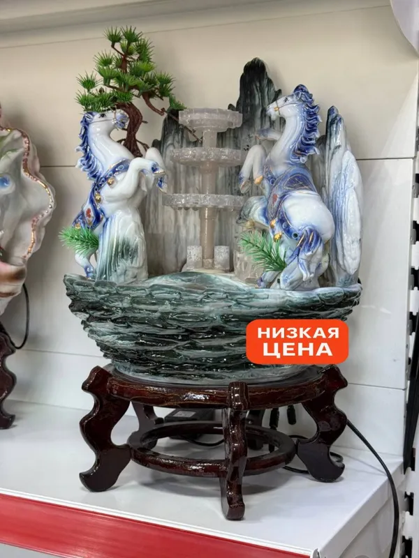 Керамический фонтан «Акварельная гармония» – увлажнитель воздуха Назв 1 Керамический фонтан «Акварельная гармония» – увлажнитель воздуха Назв 1