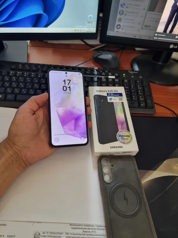 Samsung A35 5G 8/256gb ideal 1oy iwlatilgan yangiday xolati — фото 5