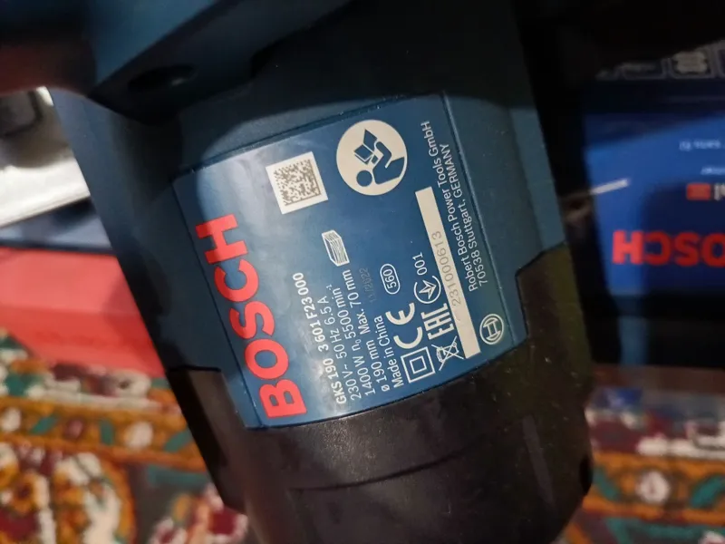Продаю циркулярная пила Bosch GKS 190 оригинальная и абсолютно новая. — фото 3