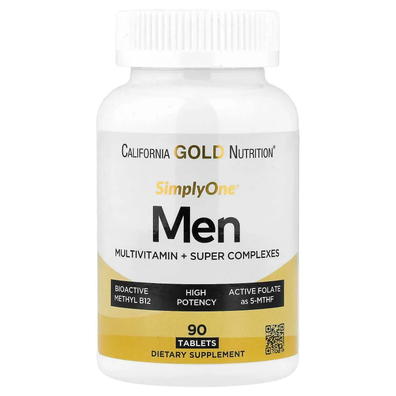 California Gold Nutrition, Мультивитамины для мужчин, 90 таблеток California Gold Nutrition, Мультивитамины для мужчин, 90 таблеток