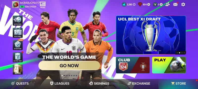 FC MOBILE AKKAUNT 124 OVR