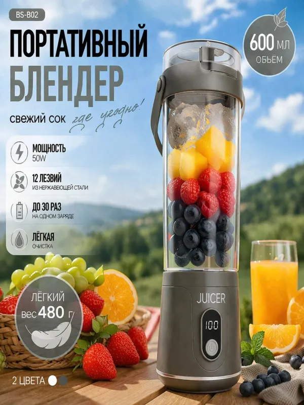 Portativ blender Juicer (Simsiz mini blender) 6
