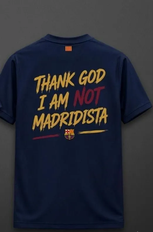 Barselona muxlislari uchun futbolka 3 Barselona muxlislari uchun futbolka 3