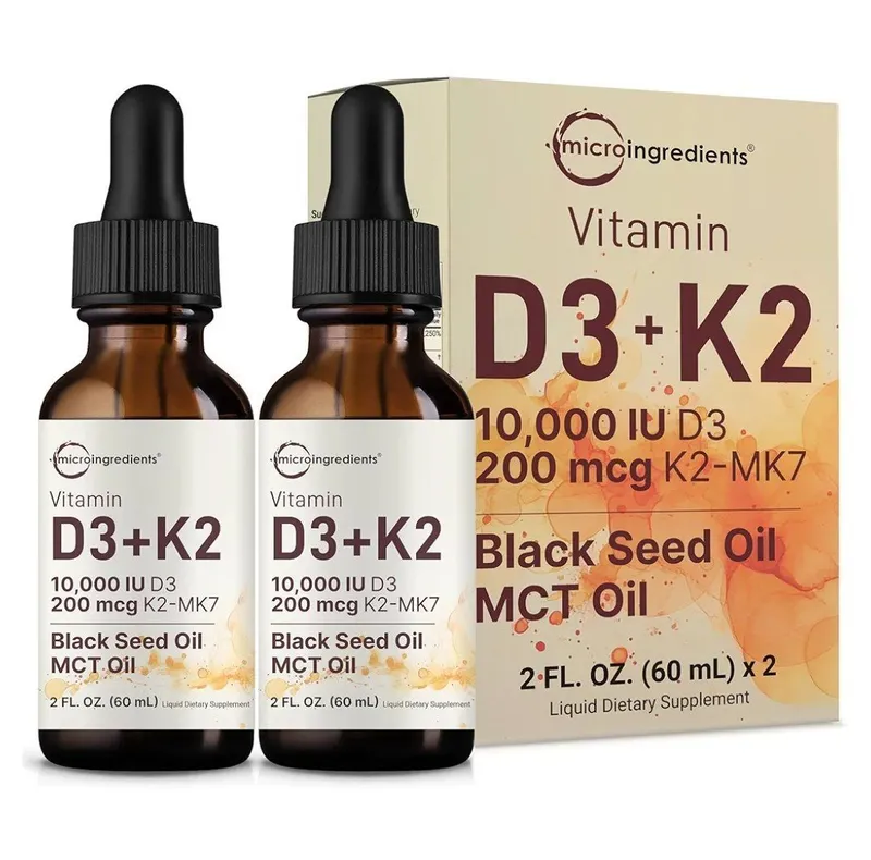 vitamin d3 k2 drops,MCT oil витамин д3 к2,5000IU — фото 1