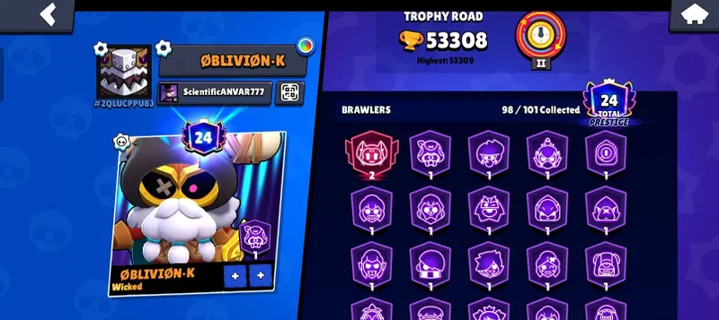 Brawl akkount: gem 176, gold 2870