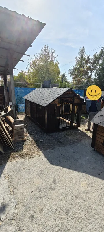 Изделия из дерева и металла. Домики будки вольеры — фото 3