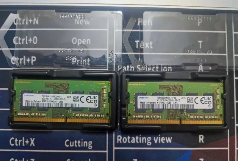 RAM. SODIMM DDR4 SАМSUNG 2x4Гб 3200MHz