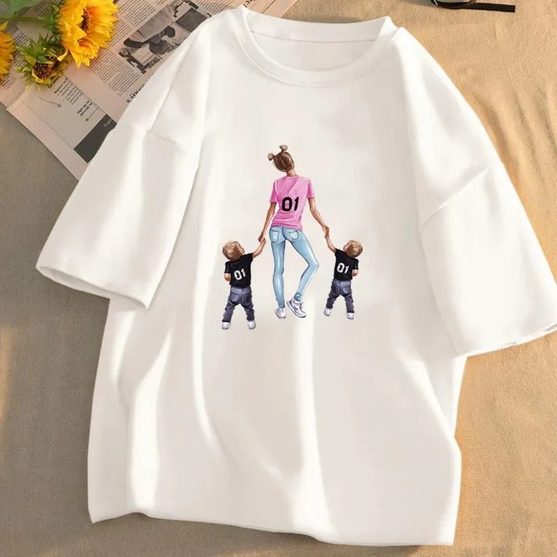 Женская футболка SUPER MOM — фото 1
