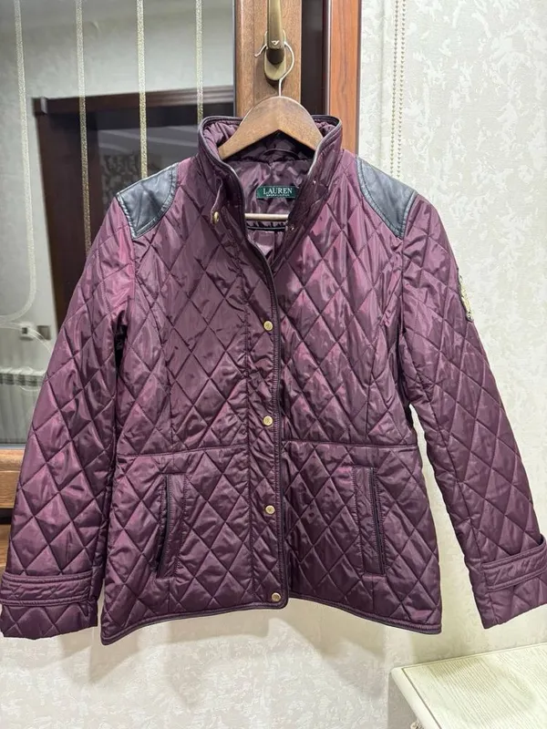 Бордовая куртка Lauren Ralph Lauren, б/у, размер S