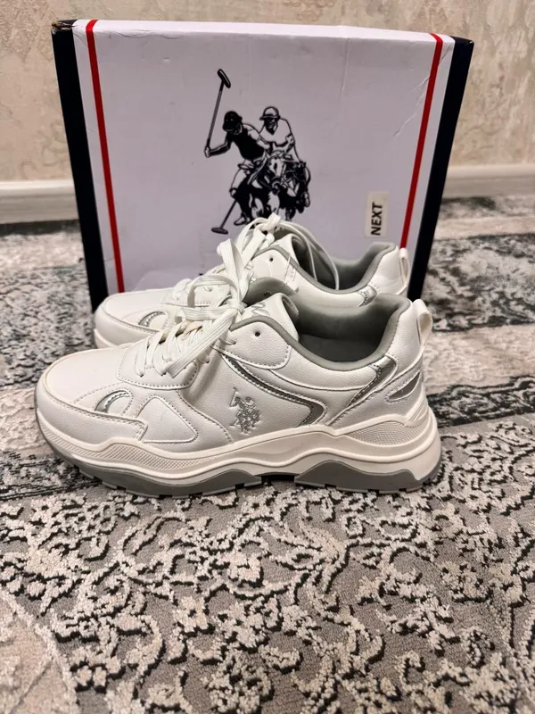 Белые кроссовки U.S. Polo Assn. — современный стиль и комфорт каждый д — фото 1