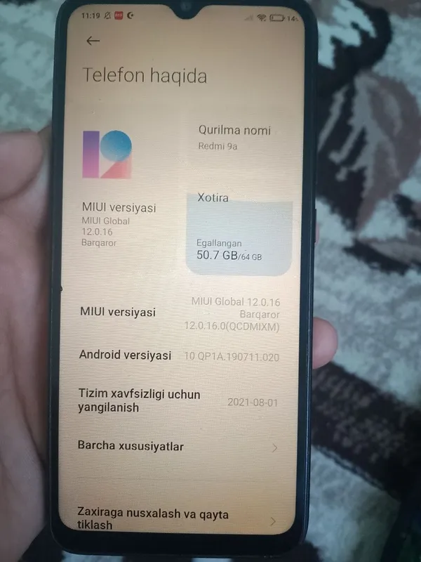Redmi 9 A sotiladi, ekranda rang chiqyapti bazida, sm kta tanlaydi kyn — фото 3