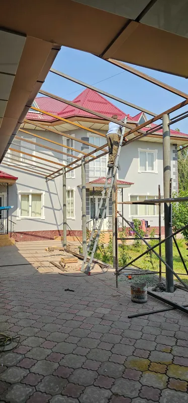 Навесы, навес из лексана, naves, oynalik naves, стеклянный навес — фото 5 Навесы, навес из лексана, naves, oynalik naves, стеклянный навес — фото 5