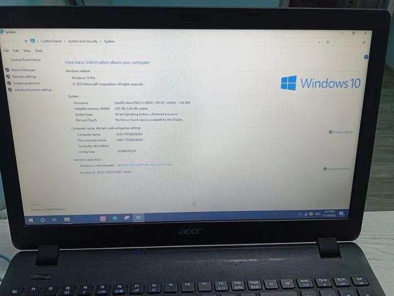 Офисный ноутбук Acer — фото 1