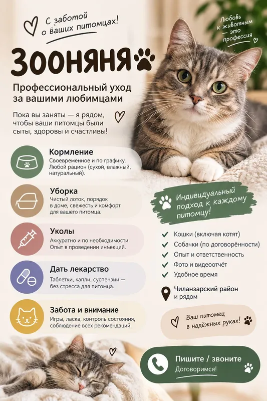 зооняня для кошек зооняня для кошек