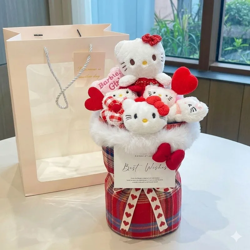 Букет из плюшевых игрушек