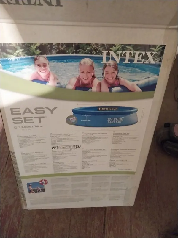 Надувной бассейн Intex Easy Set (3.05м х 76см) в отличном состоянии — фото 2 Надувной бассейн Intex Easy Set (3.05м х 76см) в отличном состоянии — фото 2