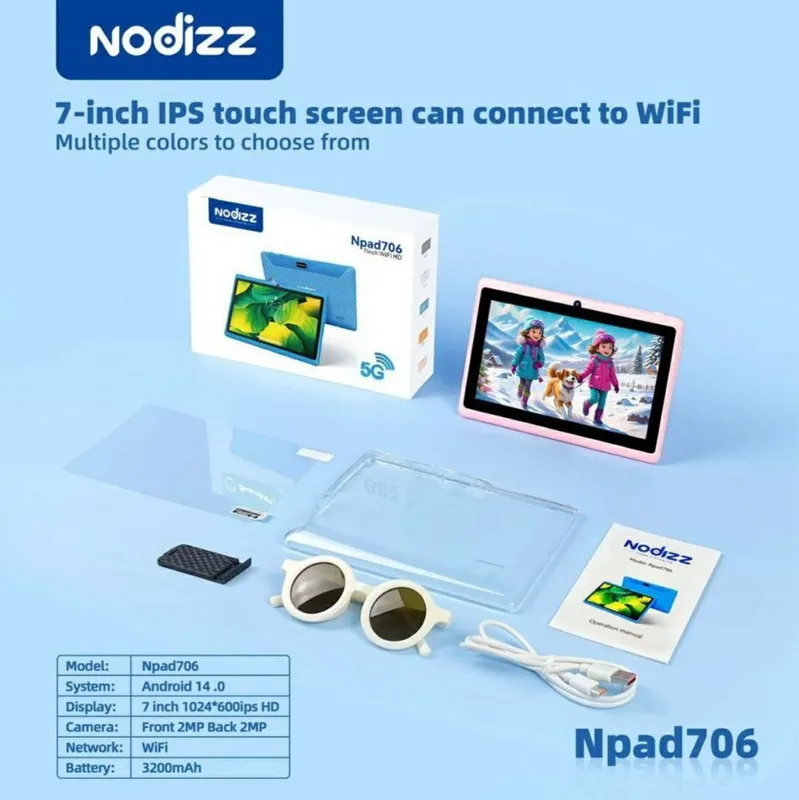 БЕПУЛ Доставка, Янги болалар планшети nodizz npad706 Детский планшет — фото 3