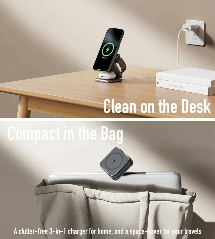 KUXIU X40 3-in-1 MagSafe Foldable Charging Stand sotiladi. 6 KUXIU X40 3-in-1 MagSafe Foldable Charging Stand sotiladi. 6