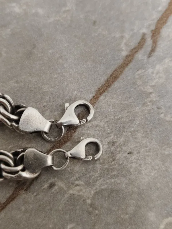 Kumush 925 proba braslet spichka kamplekt sotladi — фото 2