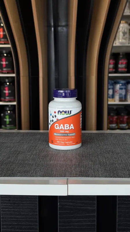 Now GABA 500 mg 100 capsules.