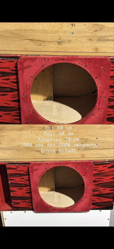 Yashig 1000 rms dan 2500 rms gacha. Корб для сабвуфера до 2500 рмс — фото 1