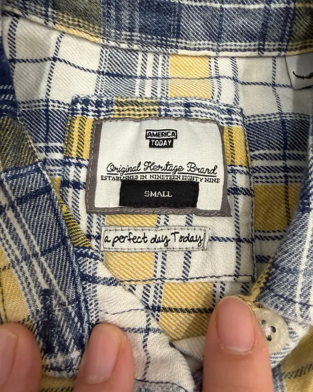 Yangi ko‘ylak, zich paxta matosi, Amerika, small size 3 Yangi ko‘ylak, zich paxta matosi, Amerika, small size 3