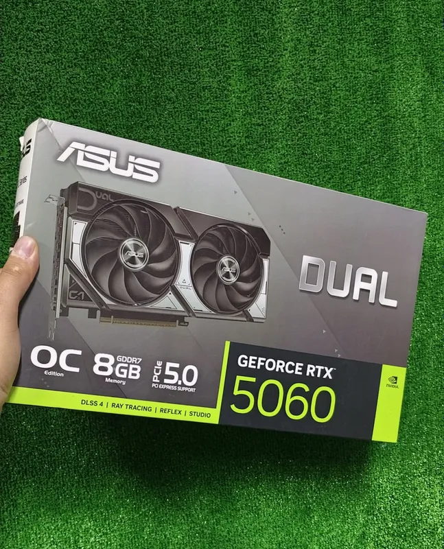 RTX 5060 8GB Asus Dual videokartasi 5