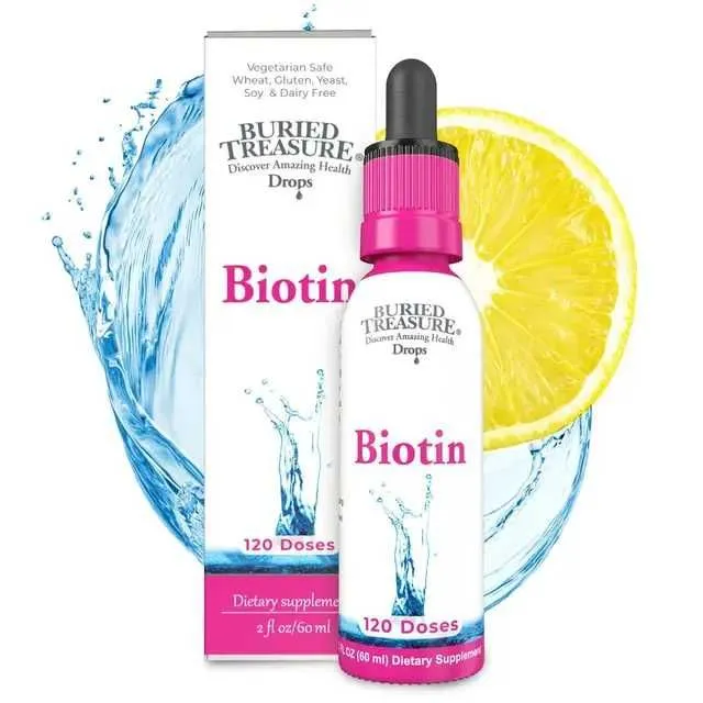 Buried Treasure Biotin Drops Жидкий биотин одна порция 2000 мг — фото 1