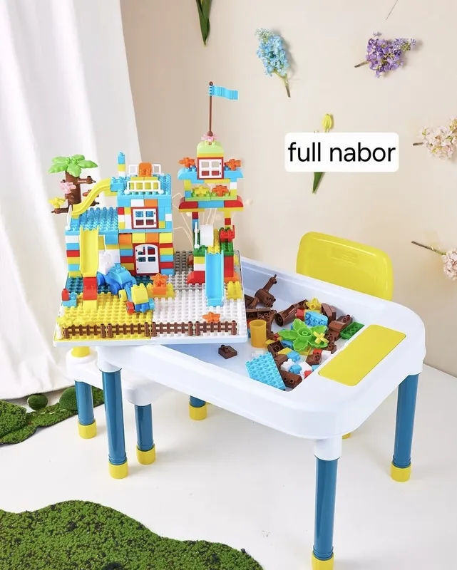 Bolalar uchun o'yin lego лего stol stul komplekti — фото 1