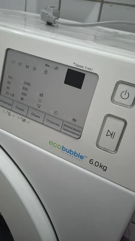 Стиральная машина Samsung EcoBubble 6.0 kg 6 Стиральная машина Samsung EcoBubble 6.0 kg 6