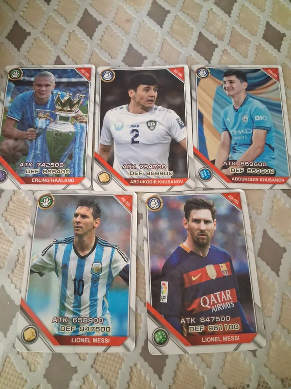 карточки messi khusanov xoland карточки messi khusanov xoland