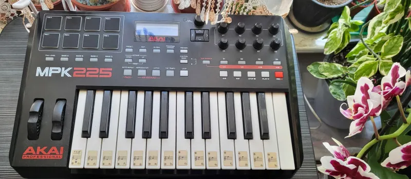 Миди клавиатура Akai Pro MPK225 USB — фото 1