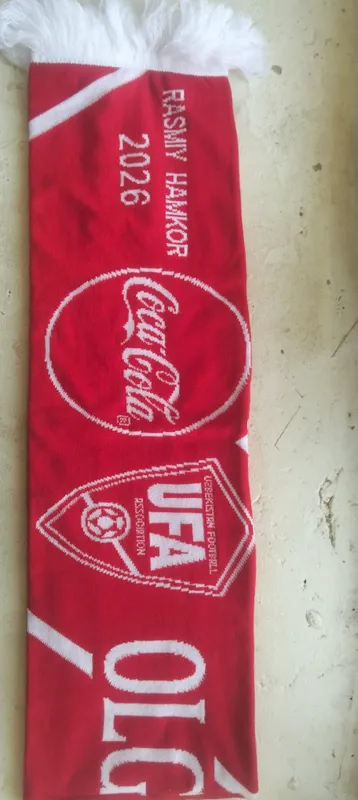 cocacola+Ufa rasmi tushirilgan sharf 2 cocacola+Ufa rasmi tushirilgan sharf 2