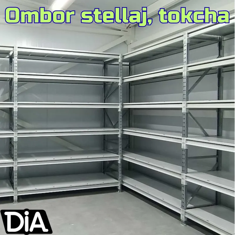 Arxiv stellaj, архивные стеллажи, metall tokcha ombor polka