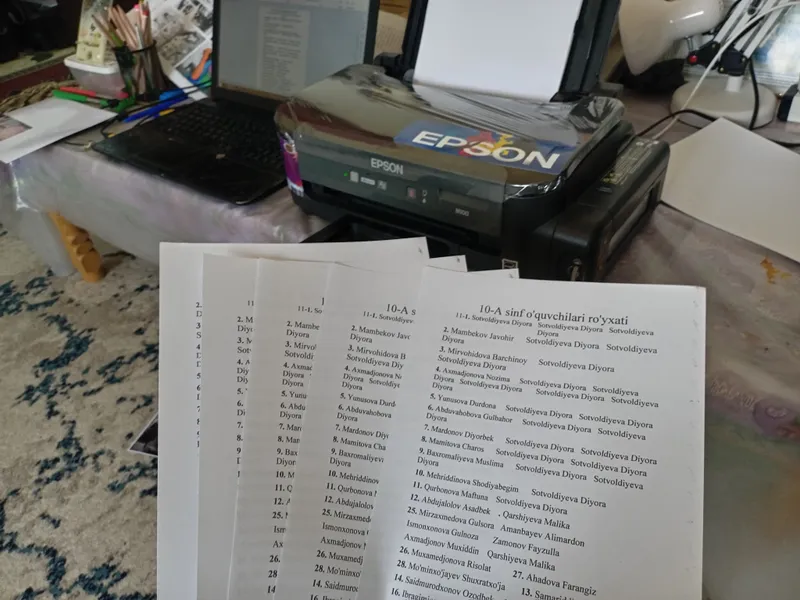 Epson M105 с Wi‑Fi, печатает также с телефона, новый 6
