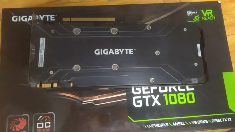 Игровая видеокарта Gigabyte GTX 1080 8GB (Отличное состояние, коробка) 4
