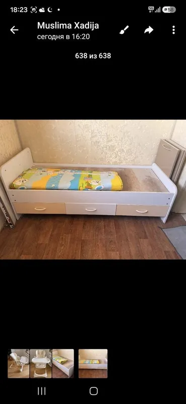 Продается детский кровать в отличном состояний 1 Продается детский кровать в отличном состояний 1