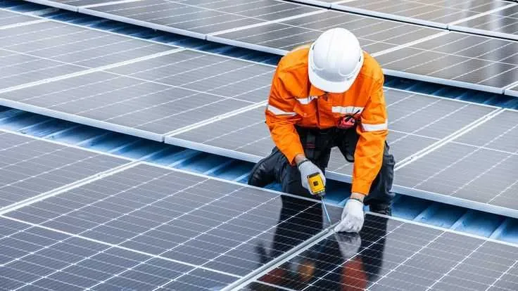 Солнечные панели 20kw -- Установка