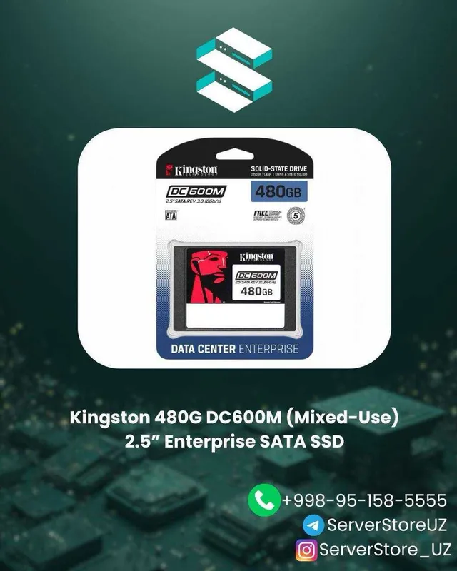 Kingston DC600M 480GB (Mixed-Use)